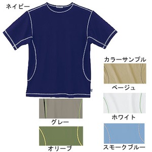 ムッシュ（MUSSHU） フリーズドライ メンズ半袖Tシャツ（レギュラータイプ） M オリーブ