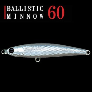 ノースクラフト（NORTH CRAFT） BALLISTIC MINNOW（バリスティックミノー） トレブルフックモデル 60mm パールホワイト