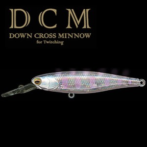 ノースクラフト（NORTH CRAFT） DOWN CROSS MINNOW（ダウンクロスミノー） シングルフックモデル 76mm CGP（クリスタルゴーストパーマーク）