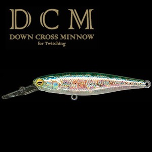 ノースクラフト（NORTH CRAFT） DOWN CROSS MINNOW（ダウンクロスミノー） シングルフックモデル 76mm CGR（クリスタルゴーストレインボー）