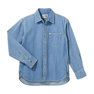 A5 AT30752 Denim Shirt S ST（ストーン）