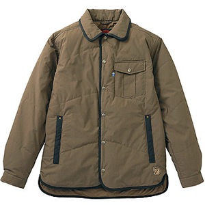 FJALL RAVEN（フェールラーベン） ユティリティーキルトシャツ L 90（ブラックコーヒー）