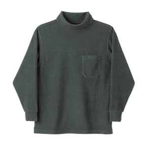 ムッシュ（MUSSHU） 97.6℃Fリバーシブルメンズハイネック長袖Tシャツ LL ブラック