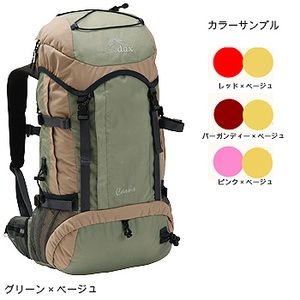 Mt.Dax（マウンテンダックス） カシス 30L レッド×ベージュ