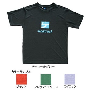 ファイントラック（finetrack） ラミースピンT ＃2 ロゴプリント M フレッシュグリーン