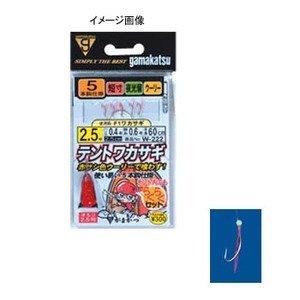 がまかつ（Gamakatsu） テントワカサギ 秋田狐ヒネリ 5本 60cm