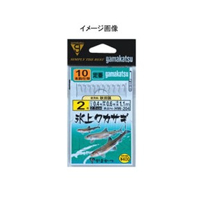 がまかつ（Gamakatsu） 氷上ワカサギ 秋田狐（茶） 10本 オモリ無し 1.1m