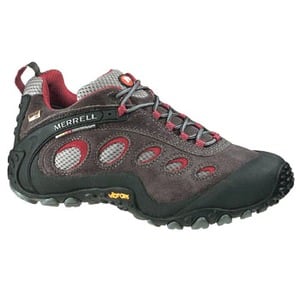 MERRELL（メレル） カメレオンラップゴアテックスXCR 25.5cm GREY×RED