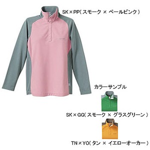 モンベル（montbell） WIC.ブリーズスパン ハイネック クリックシャツ Women's S SK×PP（スモーク×ペールピンク）