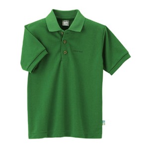 モンベル（montbell） WIC.ブリーズスパン ポロシャツ Kid's 120 GRGN（グラスグリーン）