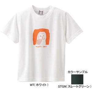 モンベル（montbell） WIC.ライトTシャツ KID's アウル 100 STGN（スレートグリーン）