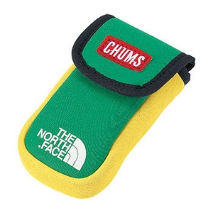 THE NORTH FACE（ザ・ノースフェイス） TNF／Chums Neoprene Cellphone Pocket GY（グリーン×イエロー）