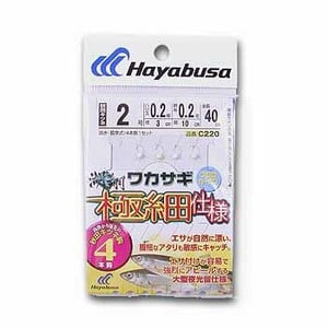 ハヤブサ（Hayabusa） 湖翔ワカサギ 極細仕様 秋田キツネ4本鈎 2