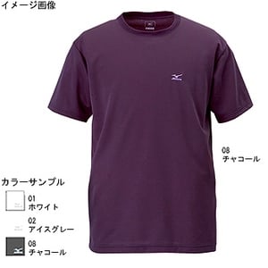 ミズノ（MIZUNO） ドライベクター ワンポイント長袖Tシャツ M 01ホワイト