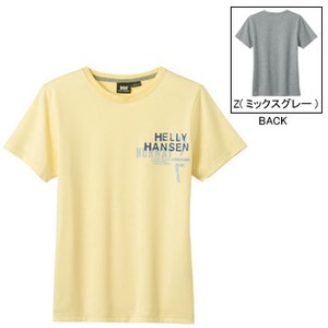 ヘリーハンセン HW68304 グラフィックTシャツ M CY（クリームイエロー）