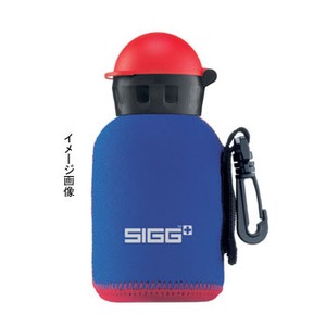 SIGG（シグ） ネオプレンボトルカバー キッズ 0.3L用 ブルー×レッド