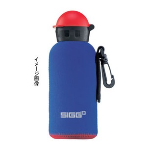 SIGG（シグ） ネオプレンボトルカバー キッズ 0.4L用 ブルー×レッド