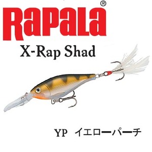 Rapala（ラパラ） X-Rap Shad XRS-6 YP（イエローパーチ）