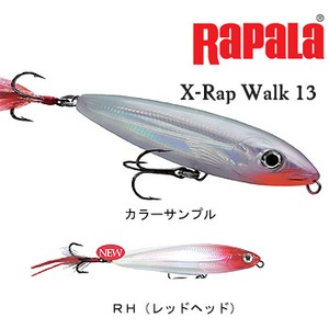 Rapala（ラパラ） X-Rap Walk XRW-13 RH（レッドヘッド）