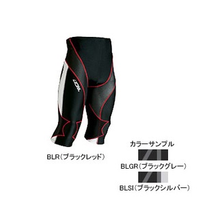 4DM（フォーディーエム） アドバンスモデルセミロングタイツ MENS L BLGR（ブラックグレー）