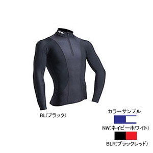 4DM（フォーディーエム） 4DMアドバンスシャツTHERMO WOMENS M BLR（ブラックレッド）