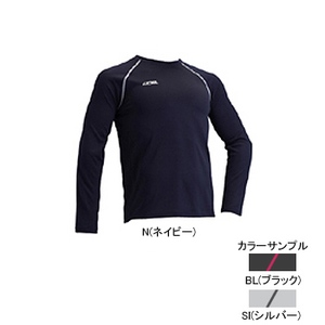 4DM（フォーディーエム） クルーロングスリーブシャツ MENS M SI（シルバー）