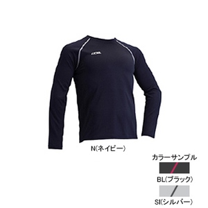 4DM（フォーディーエム） クルーロングスリーブシャツ MENS S SI（シルバー）