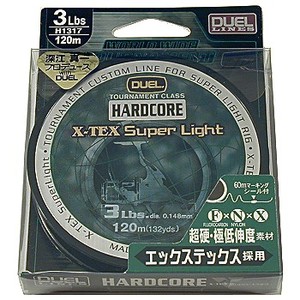 デュエル（DUEL） ハードコアX-TEX スーパーライト 120m 2.5lb カムフラージュカラー