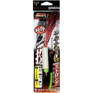 がまかつ（Gamakatsu） A1スーパーアキアGストロング投仕掛 22号 ピンク夜光線フロート夜光