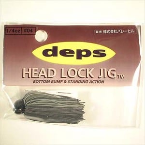 デプス（Deps） HEAD LOCK JIG（ヘッドロクジグ） 1／4oz ＃04 ブラック／ウォーターメロン