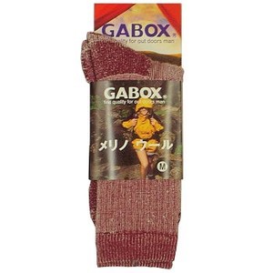 GABOX（ガボックス） メリノウールソックス S ワイン