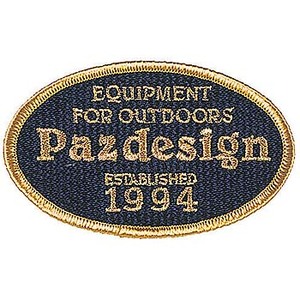 パズデザイン Pazdesignワッペン（小） 94x58mm