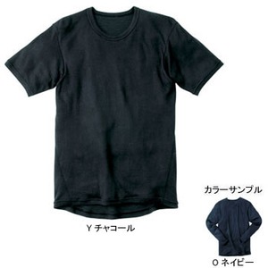 ムッシュ（MUSSHU） 温衣メンズ半袖アンダーTシャツ M Oネイビー