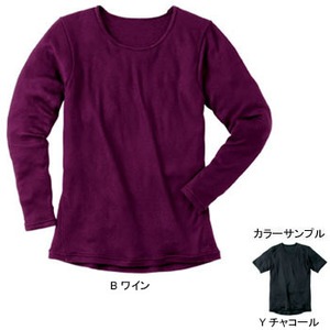 ムッシュ（MUSSHU） 温衣長袖レディスアンダーTシャツ M Yチャコール