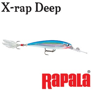 Rapala（ラパラ） XRD8 X-RAP Deep 8cm SB（シルバーブルー）