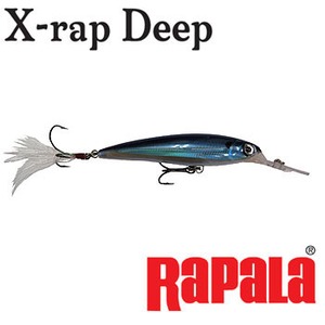 Rapala（ラパラ） XRDSS10 X-RAP Deep SC Hooks Special 10cm BBS（ブルーバック・シャイナー）