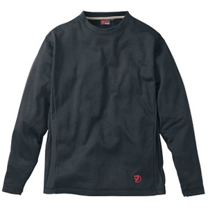 FJALL RAVEN（フェールラーベン） グリッドスキンロングTシャツ L 90（ブラック）