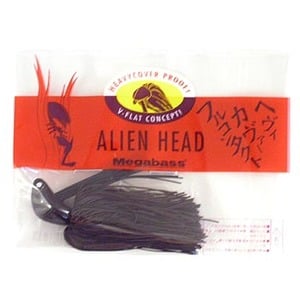 メガバス（Megabass） ALIEN HEAD（エイリアンヘッド） 3／8oz BLACK・BROWN