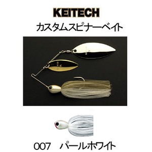 ケイテック（KEITECH） カスタムスピナーベイト ダブルウィロー 11g 007 パールホワイト