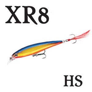 Rapala（ラパラ） XR8 X-RAP 8cm HS（ホットスチール）