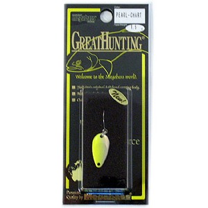 メガバス（Megabass） GREAT HUNTING SPOON Type I 1.5g PEARL-CHART