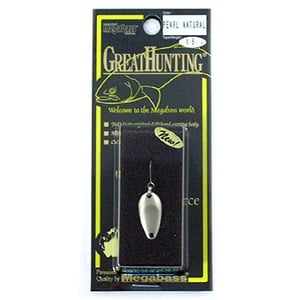 メガバス（Megabass） GREAT HUNTING SPOON Type I 1.5g PEARL-NATURAL