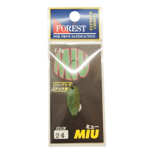 FOREST（フォレスト） フォレスト MIU（ミュー） 1.5g 24（オリーブ（青ラメ入り））