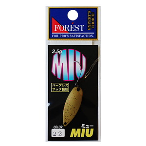 FOREST（フォレスト） フォレスト MIU（ミュー） 3.5g 22（ライトオリーブ（赤ラメ入り））