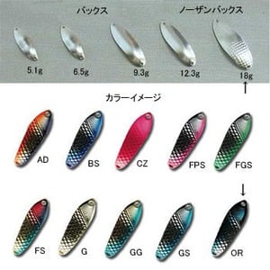 アングラーズシステム ANGS ノーザンバックス 18g OR