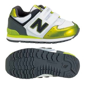 new balance（ニューバランス） キッズ 23.0cm WLB（ホワイト／ライム／ブラック）