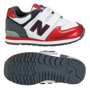 new balance（ニューバランス） キッズ 15.0cm WRB（ホワイト／レッド／ブラック）