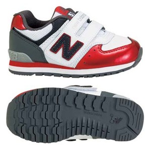 new balance（ニューバランス） キッズ 19.0cm WRB（ホワイト／レッド／ブラック）