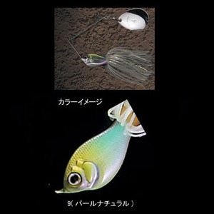 メガバス（Megabass） V-3 FLAT SHAD SC 1／2oz 9（パールナチュラル）