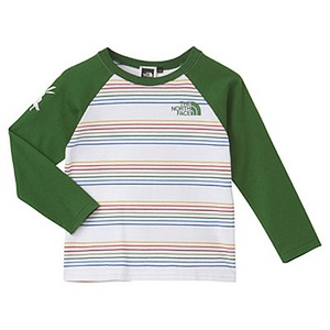 THE NORTH FACE（ザ・ノースフェイス） NTJ32923 L／S USAGI TEE KID’s 130 HG（ハマーングリーン）